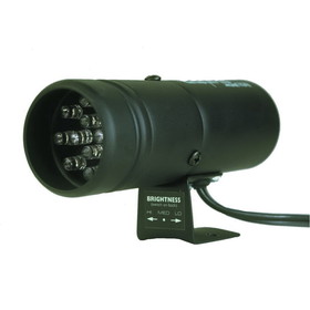 AutoMeter 5332 SHIFT LIGHT; 12 AMBER LED; PEDESTAL; BLACK; SUPER-LITE