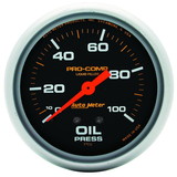 AutoMeter 5421 GAUGE; OIL PRESS; 2 5/8in.; 100PSI; LIQUID FILLED MECH; PRO-COMP