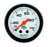 AutoMeter 5721 GAUGE; OIL PRESSURE; 2 1/16in.; 100PSI; MECHANICAL; PHANTOM