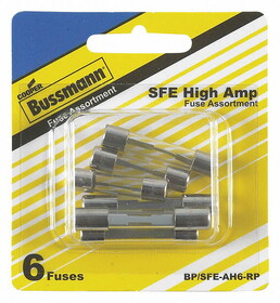 Bussmann BP/SFE-AH6RP Bussmann Automotive Fuse Kit with 6 Fuses; Fuse Series Included: SFE