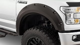 Bushwacker 20939-02 Bushwacker 20939-02 Black Max Coverage Pocket/Rivet Style Smooth Finish Fender Flare Set for 2015-2017 Ford F-150 (Excludes Models with Tech Package)