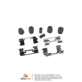 Carlson Quality Brake Parts H5681Q Front Disc Brake Hardware Kit