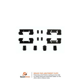 Carlson Quality Brake Parts H5781Q Disc Brake Hardware Kit