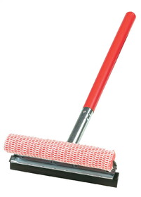 Carrand 9031R Carrand 9031R 8 in. Deluxe Professional Metal Squeegee 16 in. Wood Handle Red