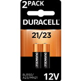 Duracell MN21B2 Duracell 21/23 Alkaline Battery, 12V Long-Lasting Batteries, 2 Pack