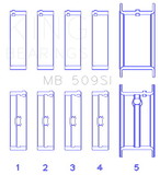 King Engine Bearings MB509SI King Bearings