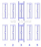 King Engine Bearings MB559AM King Bearings