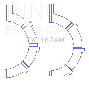 King Engine Bearings TW167AM King Bearings
