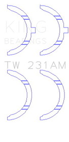 King Engine Bearings TW231AM King Bearings