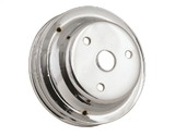 Mr Gasket 4977 Chrome Plated Steel Crankshaft Pulley