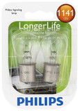Philips 1141LLB2 Philips Longerlife Miniature 1141Ll, Clear, Twist Type, Always Change In Pairs!