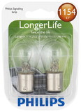 Philips 1154LLB2 Philips Longerlife Miniature 1154Ll, Clear, Twist Type, Always Change In Pairs!