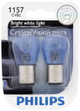 Philips 1157CVB2 Philips Crystalvision Ultra Miniature 1157, Blue Coated, Twist Type, Always Change In Pairs!