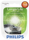 Philips 168LLB2 Philips Longerlife Miniature 168Ll, W2, 1X9, 5D, Glass, Always Change In Pairs!