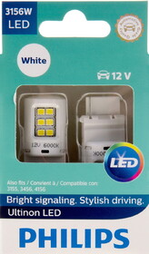 Philips 3156WLED Philips Ultinon LED 3156WLED, W2, 5X16D, Plastic, Always Change In Pairs!