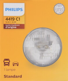 Philips 4419C1 Philips Standard SeaLED Beam 4419, M-P, Glass, Always Change In Pairs!