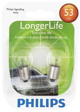 Philips 53LLB2 Philips Longerlife Miniature 53Ll, Ba9S, Glass, Always Change In Pairs!