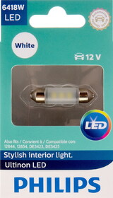 Philips 6418WLED Philips Ultinon LED 6418WLED, Sv8, 5, Plastic, Always Change In Pairs!