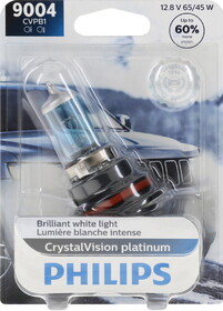 Philips 9004CVPB1 Philips 9004CVPB1 CrystalVision Platinum - Single Blister Pack