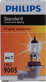 Philips 9005C1 Philips Standard Headlight 9005, P20D, Clear, Always Change In Pairs!