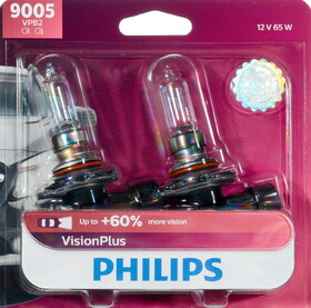 Philips 9005VPB2 Philips 9005 Visionplus Headlight