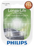 Philips 916LLB2 Philips Longerlife Miniature 916Ll, Clear, Push Type, Always Change In Pairs!
