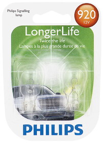Philips 920LLB2 Philips Longerlife Miniature 920Ll, Clear, Push Type, Always Change In Pairs!
