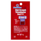 Permatex 09979 Permatex 09979 High Strength Threadlocker Red Gel - 1 Gram Pouch