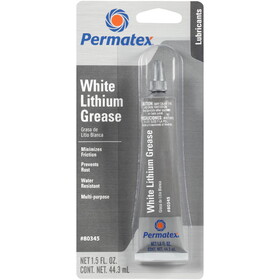 Permatex 80345 Permatex&#174; 80345 White Lithium Grease 1.5 fl. oz. Carded Pack