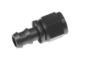 Redhorse 2000-06-2 Red Horse Performance 2000-06-2 RHP2000-06-2 -06 STRAIGHT AN/JIC HOSE END PUSH LOCK - BLACK