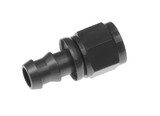 Redhorse 2000-08-2 Red Horse Performance 2000-08-2 RHP2000-08-2 -08 STRAIGHT AN/JIC HOSE END PUSH LOCK - BLACK