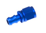 Redhorse 2000-10-1 Red Horse Performance 2000-10-1 RHP2000-10-1 -10 STRAIGHT AN/JIC HOSE END PUSH LOCK - BLUE