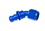 Redhorse 2045-06-1 Red Horse Performance 2045-06-1 RHP2045-06-1 -06 45 DEGREE AN/JIC HOSE END PUSH LOCK - BLUE