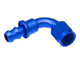 Redhorse 2090-06-1 Red Horse Performance 2090-06-1 RHP2090-06-1 -06 90 DEGREE AN/JIC HOSE END PUSH LOCK - BLUE