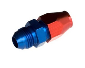 Redhorse 3100-06-06-1 Red Horse Performance 3100-06-06-1 RHP3100-06-06-1 -06 TO 3/8&#34; HARD LINE AN ALUMINUM HOSE END - RED&amp;BLUE