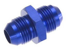 Redhorse 815-08-1 Red Horse Performance 815-08-1 RHP815-08-1 -08 MALE TO MALE 3/4&#34; X 16 AN/JIC FLARE UNION - BLUE