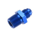 Redhorse 816-03-02-1 Red Horse Performance 816-03-02-1 RHP816-03-02-1 -03 STRAIGHT MALE ADAPTER TO -02 (1/8") NPT MALE - BLUE