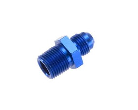 Redhorse 816-06-06-1 Red Horse Performance 816-06-06-1 RHP816-06-06-1 -06 STRAIGHT MALE ADAPTER TO -06 (3/8&#34;) NPT MALE - BLUE