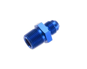 Redhorse 816-08-06-1 Red Horse -08 straight male adapter to -06 (3/8&#34;) NPT male - blue 816-08-06-1