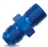 Redhorse 8161-10-18-1 Red Horse Performance 8161-10-18-1 RHP8161-10-18-1 -10 MALE AN/JIC FLARE TO M18X1.5 INVERTED ADAPTER - BLUE