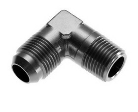 Redhorse 822-03-02-2 Red Horse Performance 822-03-02-2 RHP822-03-02-2 -03 90 DEGREE MALE ADAPTER TO -02 (1/8&#34;) NPT MALE - BLACK