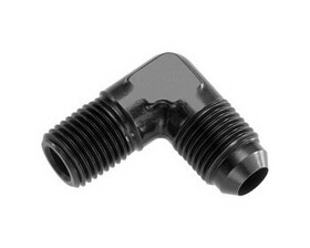 Redhorse 822-06-04-2 Red Horse Performance 822-06-04-2 RHP822-06-04-2 -06 90 DEGREE MALE ADAPTER TO -04 (1/4&#34;) NPT MALE - BLACK