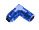 Redhorse 822-06-06-1 Red Horse Performance 822-06-06-1 RHP822-06-06-1 -06 90 DEGREE MALE ADAPTER TO -06 (3/8") NPT MALE - BLUE