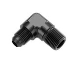 Redhorse 822-06-06-2 Red Horse Performance 822-06-06-2 RHP822-06-06-2 -06 90 DEGREE MALE ADAPTER TO -06 (3/8") NPT MALE - BLACK