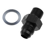 Redhorse 8262-06-04-2 Red Horse Performance 8262-06-04-2 RHP8262-06-04-2 -06 MALE AN/JIC FLARE TO 1/4"NPSM TRANSMISSION FITTING -BLACK-2PCS