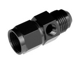 Redhorse 9192-06-2 Red Horse Performance 9192-06-2 RHP9192-06-2 -06 MALE TO -06 FEMALE AN/JIC WITH 1/8&#34; NPT IN HEX - BLACK