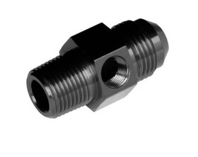 Redhorse 9194-06-06-2 Red Horse Performance 9194-06-06-2 RHP9194-06-06-2 -06 MALE AN/JIC TO -06 (3/8&#34;) NPT MALE WITH 1/8&#34; NPT HEX - BLACK