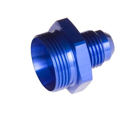 Redhorse 920-06-06-1 Red Horse Performance 920-06-06-1 RHP920-06-06-1 -06 MALE TO -06 O-RING PORT ADAPTER (HIGH FLOW RADIUS ORB) - BLUE