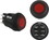 RIGID Industries 40181 RIGID 3 Position Rocker Switch (On/Off/Backlight); Red Single