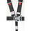 RaceQuip 711001RQP Racequip 711001 Black Latch &amp; Link 5 Point Auto Seat Belt SFI 16.1